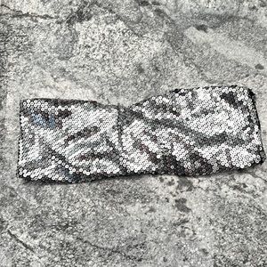 Sparkly sequin tube top/bra